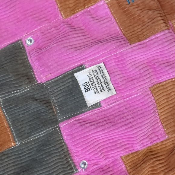 URBAN OUTFITTERS BDG Patchwork Corduroy Tote Bag - Picture 2 of 8